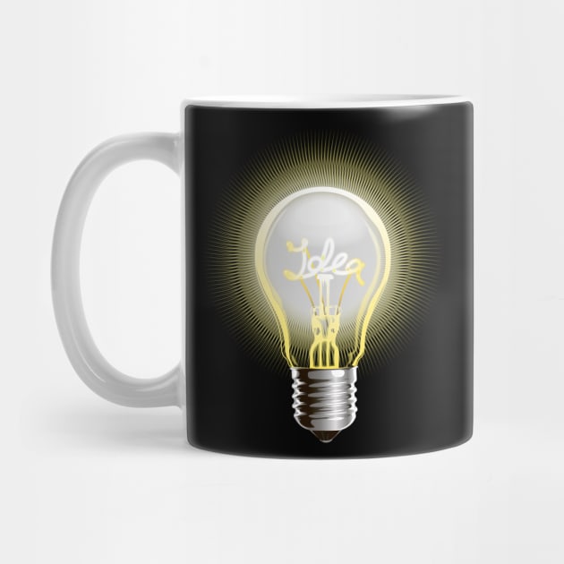 Idea-lightbulb by SirDenis